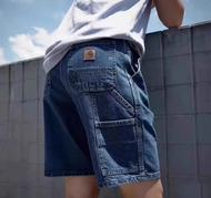 กางเกงยีนส์ขาสั้นล้างรถขาสั้น Carhartt WIP