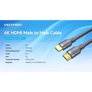 Vention HDMI 4K HDR ARC HDMI to HDMI Male Gold Plated Cable - A13, 1 Meter