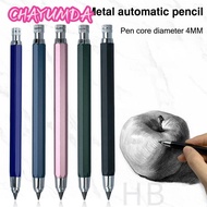 CHAYUMDA Automatic Pencil, 2B/4B/6B/8B/10B Pencil Refill 4.0mm Mechanical Pencil, Creative Metal Dra