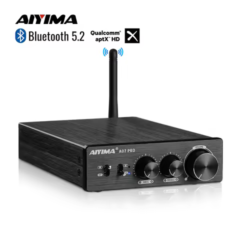 AIYIMA TPA3255 Bluetooth Power Amplifier A07 PRO Audio Amplifier 2.0 Stereo Speaker Amplifiers HiFi 