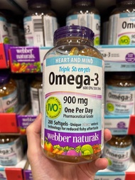 Webber Naturals Omega-3 維柏健 魚油丸 加拿大代購