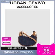 Urban REVIVO2023 Autumn Ladies Modern Retro Crescent Small Messenger Bag UAWB32380