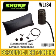 SHURE WL184 Supercardioid TQG Lavalier Microphone | WL184TQG | WL184-TQG