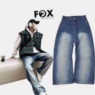 Fox blue flared wide leg Jeans blue Jeans