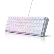 60% gaming keyboard numeric keypad and mouse set. The mini gaming keyboard has 61 keys and features