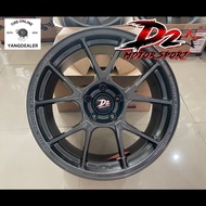 D2 Motorsports ลาย TC005 ขอบ18 กว้าง 8.5 นิ้ว ออฟ38 5รู114.3 ราคาต่อ 1 วง แถมจุ๊บ กันเงา One