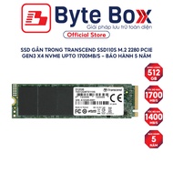 Transcend SSD110S Internal SSD 128GB / 256GB / 512GB M.2 2280 PCIe Gen3 x4 NVMe upto 1700MB/s -