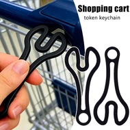 16-4Pcs 3D Printing Shopping Trolley Token - Universal, Reusable - Supermarket Token Pendant - Troll