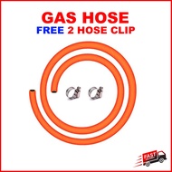 Gas Hose by feet, Pipe Kepala Gas, Gas Stove, Hose Clip