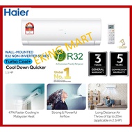 Haier 2.0hp R32 Air-conditioner HSU-18LFA18 With Turbo Mode (3 Year General Warranty +5 Year Motor W