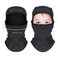 【On Sale】 Kids Balaclava Winter Warm Fleece Ski Windproof Thermic Full Face Shield Boys Girls Riding Cap Scarf Cycling Helmet