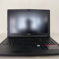 已售)msi電競筆電 i7 7700/8g ram/256ssd/GTX1050/1920x1080p完美屏