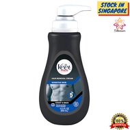 Veet Men Hair Removal Cream for Sensitive Skin, Depilatory Cream 400ml