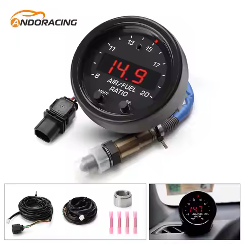Car New O2 Air Fuel Ratio Lambda Gauge Kit X-Series Wideband LSU 4.9 0258017025 Oxygen Sensor for Ca