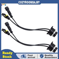 2Pcs D2S D4S HID Xenon Ballast Wiring Harness 12V AMP Relay Wires Cable Base Adapters HID Xenon Ligh