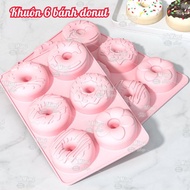 Silicone mold for 6 shaped donuts - bake donuts or pour jelly