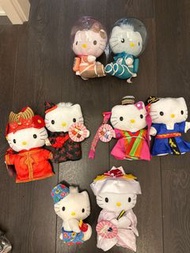 珍藏絕版麥當勞Hello Kitty結婚版情侶公仔