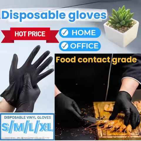 Disposable Gloves Nitrile Gloves Food Grade Cooking Gloves Food Safe Food Grade Safety Glove Tattoo 