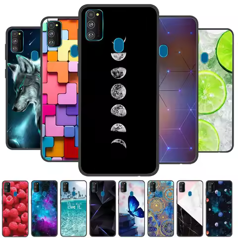 For Samsung Galaxy A21s M21 M30S M31 Case Soft Silicone Back Cover For Samsung M31 A21S M30s M21 Cas