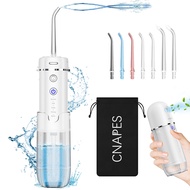 CNAPES Water Flosser Cordless for Teeth Cleaning,Travel Mini Power Water Dental Flossing with Telesc