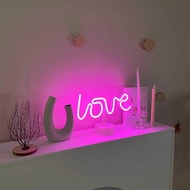 Ins Nordic Style Wall Decoration Light 2020 New Style Oversized LED Night Light USB Plug-In Love Neo