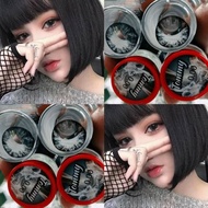 Contact Lenses Big Eyes Tomm y Model Black/Black 0.00 Comes With A Case.