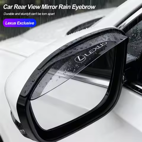 Car Rear View Mirror Rain Eyebrow Sun Visor Cover For Lexus F SPORT RX300 IS200 IS250 ES350 Ct200h U