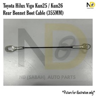 TOYOTA HILUX VIGO KUN25 / KUN26 REAR BONNET BOOT CABLE / TAIL GATE BONNET CABLE (355MM)