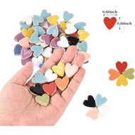 Heart Shaped Mosaic Tiles 200g, DIY Making Creative Ceramic Mosaic Tiles for DIY Craft Valentine's D