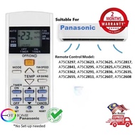 Panasonic aircon remote A75C3297, 3623, 3625, 2817, 2841, 3295, 2825, 2925, 3362, 3291, 2836, 2635, 