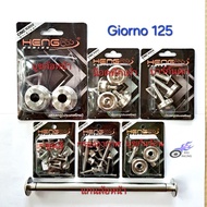 Stainless Steel Nuts Accessories For HONDA Giorno-125 Models