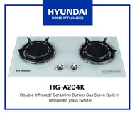 Hyundai Double Infrared/ Ceramic Burner Gas Stove Built in HG-A204K