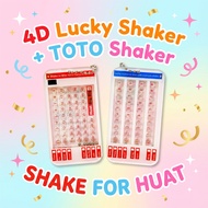 4D Shaker Keychain and TOTO Shaker Keychain Combo Deal shake for fortune
