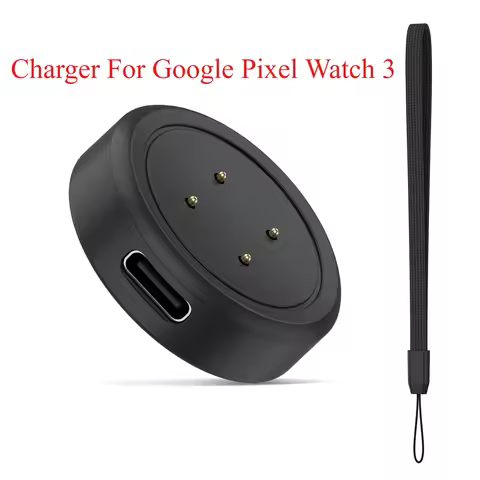 Hight Quality Type C Charger For Google Pixel Watch 3/3XL/2 Fast Charging Dock Holder With Lanyard F