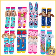 OMG* Girls Ankle Hosiery With Lovely 3D Hearing Soft Comfortable Plan Cool Weather