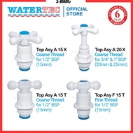 watertec PVC Stopcock Spare Part Head Socket Type Plastic Stopcock Stop Valve Kepala Paip Air Plasti