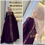 GAMIS abaya morocco embroidery aceh by ria original