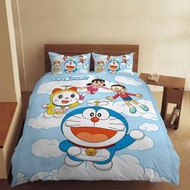 正版授權 哆啦A夢 DORAEMON 小叮噹 飛向天空情境 雙人兩用被 兩用被 棉被 被子