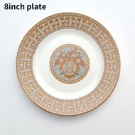 H - New Bone China Coffee Cup Tea Cup Set Delicate Plate Set High Quality and Good Looking for Displ