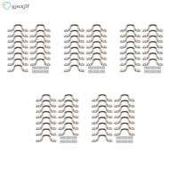 75Pcs Stainless Steel Peck Plate Eye Plates Ceiling Hook Kayak Eye Plate Kayak Pad for Kayak Canoe, Kayak Canoe Rigging