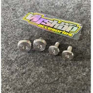 Probolt stainless spiral flat bolts m6 x 15 thread 10 1.5cm big dm14 and dm 19.