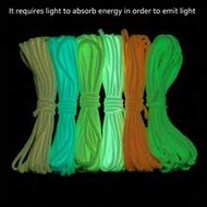 4Pcs Of 10-Foot Glow-In-The-Dark Line, 4mm Diameter 7-Strand Luminous Nylon Rope For Camping, Suitab