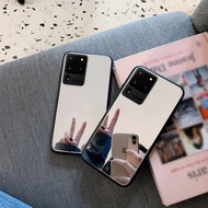 CrashStar Mirror Phone Case For Samsung Galaxy S24 S23 S22 S20 Ultra Plus A54 A53 A51 A71 A50 A70 A01 A21 A30S A20 A30 A10S Note 10 Plus Acrylic Back TPU Cover​ Hot Sale