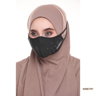 FACE MASK DIAMOND DIAROSE hijab face mask head loop face mask
