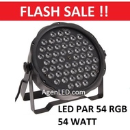 LAMPU SOROT PANGG LED PAR RGB MATA DISCO WARNA WARNI RGBW 54 W WATT - DHIORA STORE