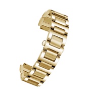 DJDLFA Stainless Steel Lug End Watchband For Cartier Ballon Bleu Series 20 * 12mm 18 * 11mm 14 * 8mm