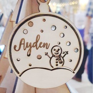 Christmas Ornament Bauble Personalized Customised