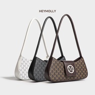 HEYMOLLY MONA – Monogram HEYMOLLY Beg Bahu Wanita dengan Zip Kulit yang Premium Elegan & Bergaya HM0