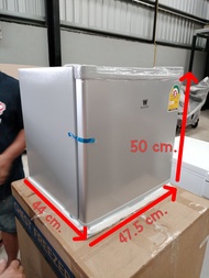 ตู้เย็นมินิบาร์ 1.7 คิว ( เกรดB) ยี่ห้อ Worldtech รุ่น WT-MB48 ตู้เย็นขนาดเล็ก Mini Bar 46L ทำน้ำแข็งได้ ประหยัดไฟเบอร์ 5