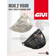 GIVI M30.2 PRESTO STANDARD VISOR CLEAR/SMOKE TINTED